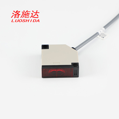 Luz infra-vermelha plástica fotoelétrica da forma da C.C. Q50 do interruptor do sensor de proximidade do quadrado reflexivo retro